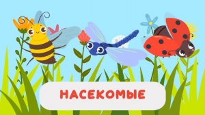 Насекомые для детей 🐝 Учим насекомых 🐞 Насекомые мультик 🐜  Первые слова для малышей