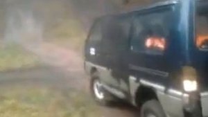 Дэлика краш тест Митсубиси 2014. видео 3