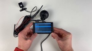 Включение и обзор меню автомобильного регистратора Q19 с тремя камерами