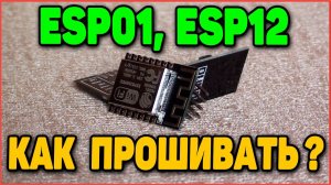 Как Прошить ESP8266: ESP12, ESP01