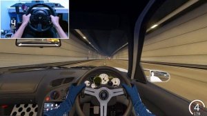 500HP Mazda RX7 Steering Wheel Gameplay Assetto Corsa (Thrustmaster T300 RS)