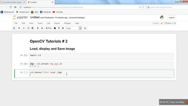 OpenCV Tutorials # 2 : How to read, display and save image in open cv смотреть онлайн