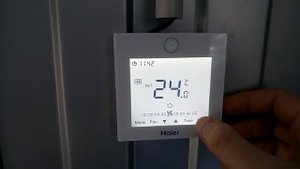 Как убрать значок фильтра на пульте Haier YR-E17