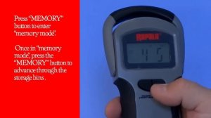 Rapala® RGSDS 15lb & 50lb Scale Instructions