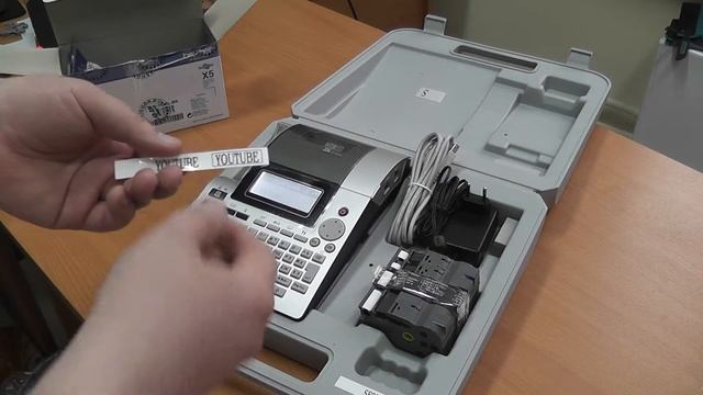 Принтер для печати ламинированных наклеек Brother P-Touch 2700. Обзор часть 2 смотреть онлайн