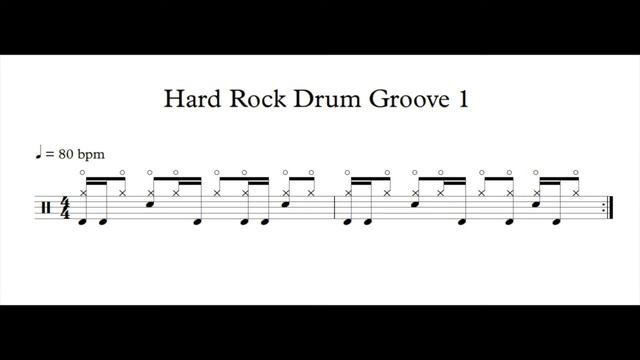 Hard Rock Drum Loop 1 (80 bpm) | Drum Beat | Drum Groove | Drum Track | Drums Only | Metronome смотреть онлайн