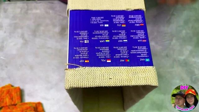 ?УВИДЕЛ В МАГАЗИНЕ И РЕШИЛ ПОВТОРИТЬ?КОРЗИНА-ОРГАНАЙЗЕР СВОИМИ РУКАМИ?DIY Creative ideas