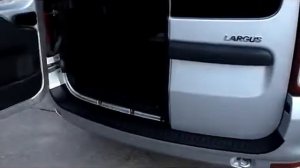 Защитная накладка заднего бампера Lada Largus polza-tuning.ru