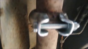 Датсун Он - до замена хомута глушителя