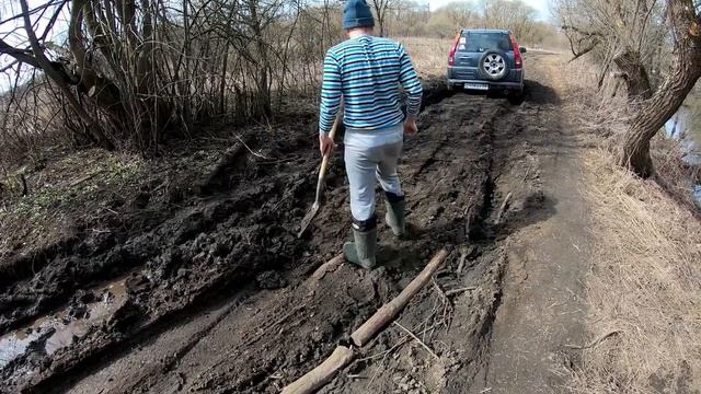 Бездорожье на Honda cr-v 2 поколение 2004г автомат смотреть онлайн