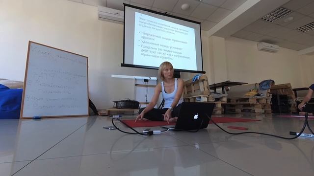 Биомеханика в асанах. Кусочек лекции. Малиновская смотреть онлайн