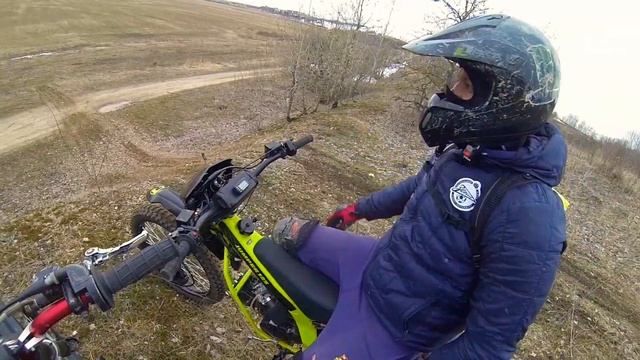 Субботний тошняк на питбайке 13.04.2019 с Дядь Юрой и Федькой смотреть онлайн