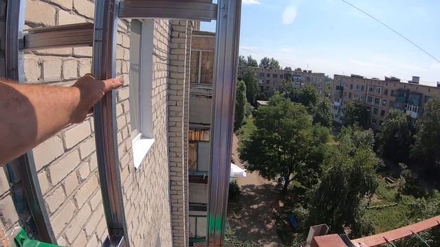 Обрешетка балкона под сайдинг своими руками. #СделайСам
