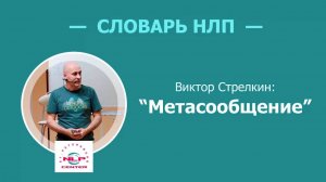 Словарь НЛП. Что такое метасообщение? Виктор Стрелкин (2017 г.)