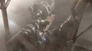 Паровой роторный двигатель (steam rotary engine) - запуск с генератором