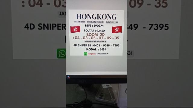 PREDIKSI HONGKONG MALAM INI TGL 8 MEI 2023