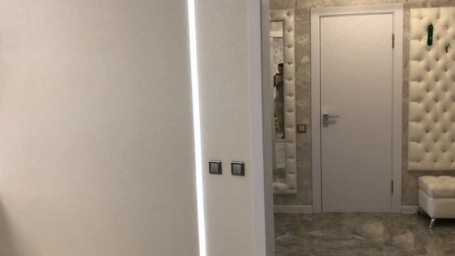 Дизайн однокомнатной квартиры 50 кв.м. РУМ ТУР / Дизайн интерьера - обзор / ЖК Столичный - Казань смотреть онлайн