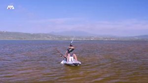 Надувная SUP доска для рыбалки Aqua Marina Drift 2020 года.