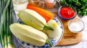 Кабачковая икра в микроволновке