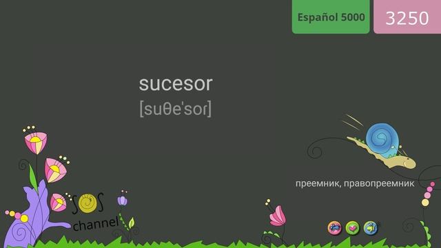 Топ 3250 испанских слов #SOSSpanish5000words