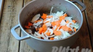 Говядина с картошкой в казане