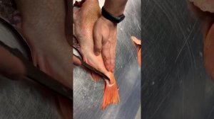 Разделка морского окуня|часть 1|