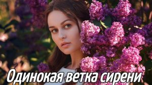 Одинокая ветка сирени