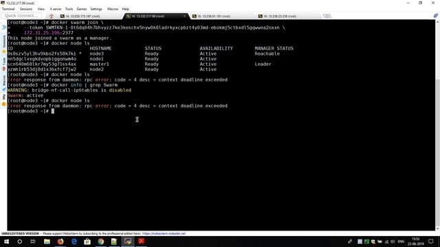 18 docker swarm practical смотреть онлайн