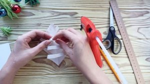 ❄Объёмная снежинка из картона❄