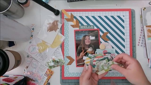 Off The Board Day 9: Milkshake OTBWPPMystery ScrapperCTMHScrapbooking Process