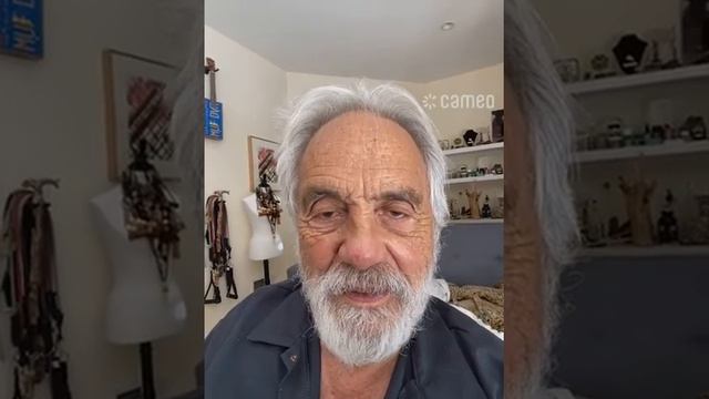 Cameo by Tommy Chong via cameo for Father's Day