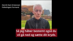 Anbefaling Folketingets Formand - Henrik Dam Kristensen
