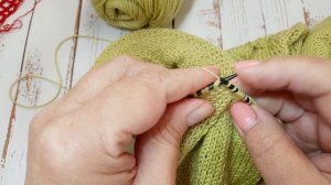 Вяжем рукав с подрезом