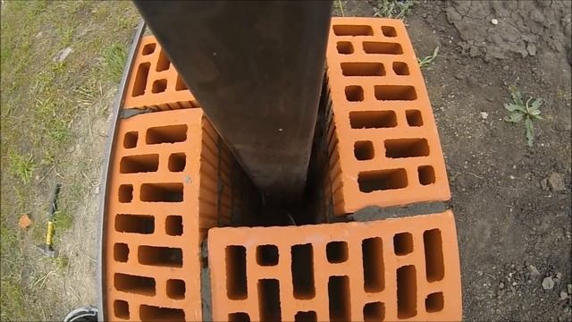 Строительство забора из одинарного кирпича. смотреть онлайн