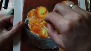 Как рисовать масляной пастелью | 3 часть | ГОРЯЧИЙ способ