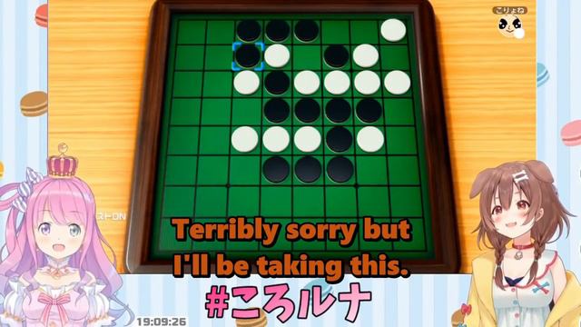 Hololive KoroLuna Showdown: Reversi