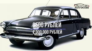 Сколько стоили машины в СССР в переводе на сегодняшние деньги!