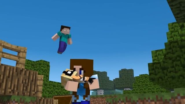 NEW Minecraft Style Song Psycho Girl 9 - Psycho Girl Minecraft Style Animations and Music Video смотреть онлайн