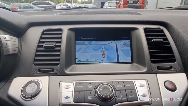 Замена монохромного дисплея в Nissan Murano Z51. HD,  Android 10, поддержка всех штатных функций.mp4