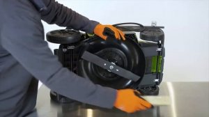 Замена лезвия на газонокосилке RYOBI