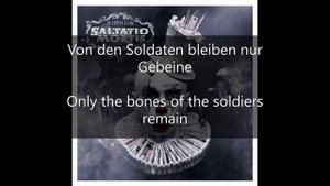 Saltatio Mortis- Nachts weinen die Soldaten lyrics with English translation