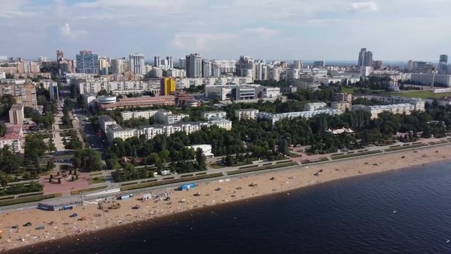 Набережная и пляж Самары смотреть онлайн