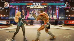 little lady fight big muslce man tekken 7 lili vs fahkumram