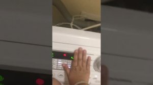 LG washing machine error uE