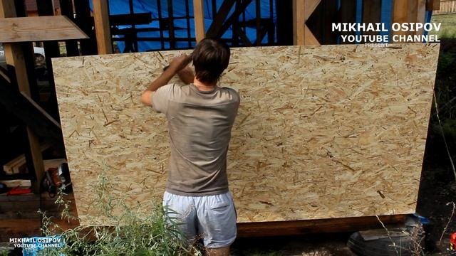 Каркасный дом своими руками. Монтаж ОСБ (OSB) листов 9 мм на стены. Правила монтажа OSB плит