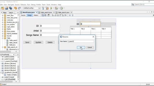 JAVA NetBeans MYSQL Data load to jtable Tutorial