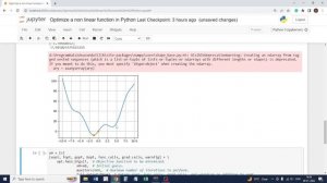 NonLinear Function Optimization in Python
