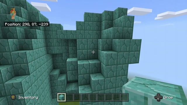 How to build the Statue of Liberty in Minecraft Part 6 смотреть онлайн