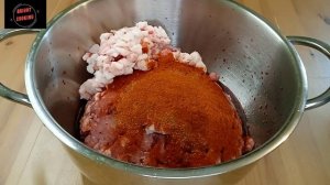 Домашняя колбаса Чоризо. Рецепт без копчения.