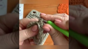 Вяжем прихватку крючком.